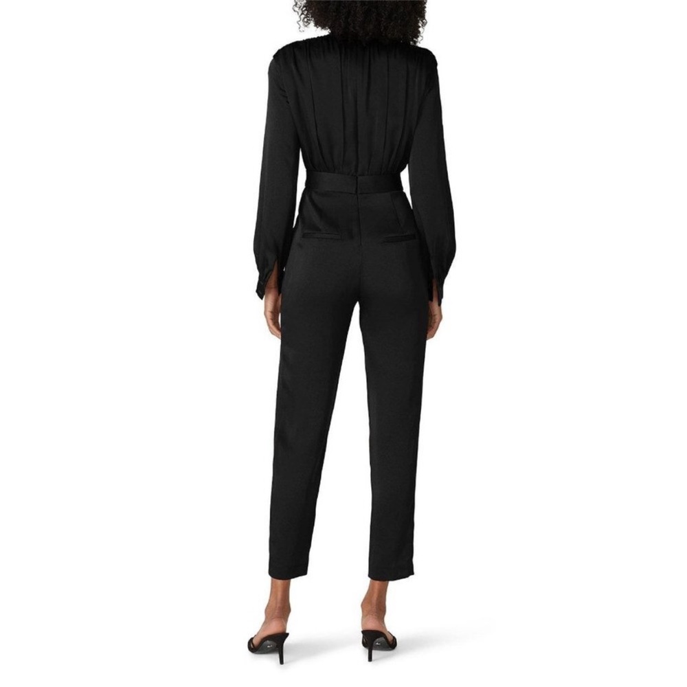 Veronica Beard Kavia Jumpsuit Black Size 0 Long Sleeve - Picture 2 of 12